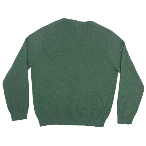 Men's Polo Ralph Lauren V-Neck Sweater Green Heather XL 100% Pima Cotton NWT - Picture 7 of 10